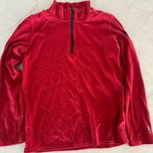 Smartwool Red Merino 250 Quarter-Zip
